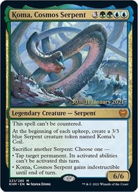Koma, Cosmos Serpent - Prerelease Cards - Magic: The Gathering card