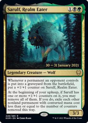 Sarulf, Realm Eater #228 – Prerelease Cards (Rare)