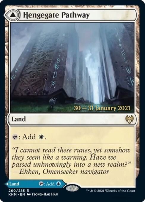 Hengegate Pathway // Mistgate Pathway #260s — Kaldheim Promos