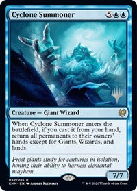 Cyclone Summoner - Promo Pack: Kaldheim - Magic: The Gathering card