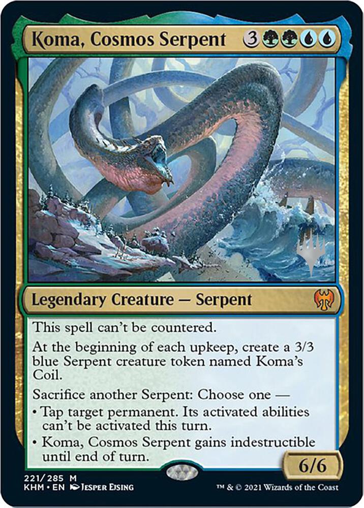 koma Koma, Cosmos Serpent - Promo Pack: Kaldheim - Magic: The Gathering