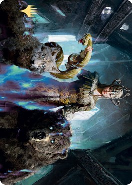 Kolvori, God of Kinship Art Card (Gold-Stamped Signature)