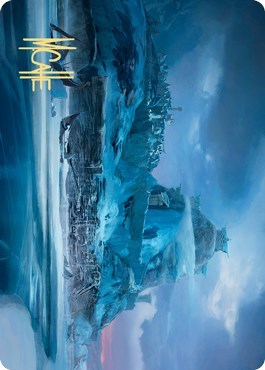 Port of Karfell Art Card (Gold-Stamped Signature)