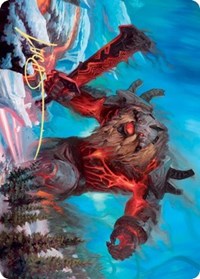 Quakebringer Art Card (Gold-Stamped Signature)