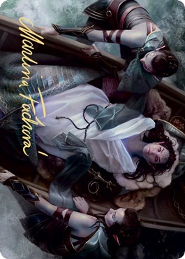 Return Upon the Tide Art Card (Gold-Stamped Signature)