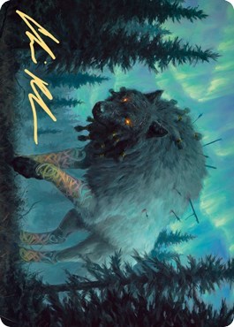 Sarulf, Realm Eater Art Card (Gold-Stamped Signature)
