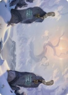 Snow-Covered Plains (74/81) Art Card