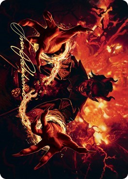 Tibalt's Trickery Art Card (Gold-Stamped Signature)