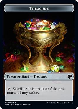 Treasure // Demon Berserker Double-Sided Token