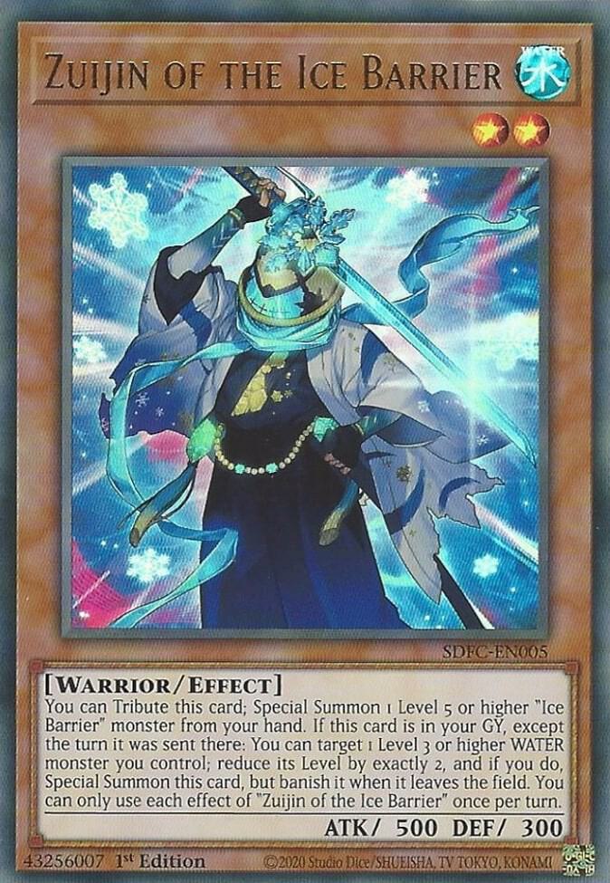 Zuijin of the Ice Barrier - Structure Deck: Freezing Chains