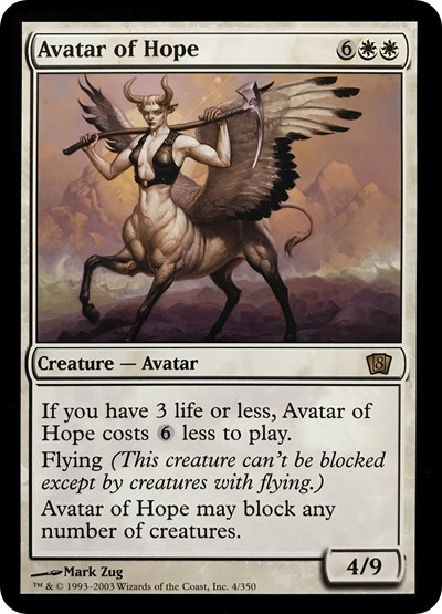 Avatar of Hope 8th Edition