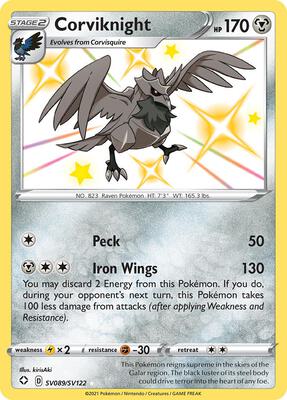Corviknight - Shining Fates: Shiny Vault - Pokemon