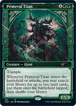 原始のタイタン/Primeval Titan Retro Frame Foil Primeval Titan (Retro Frame) | Time Spiral Remastered