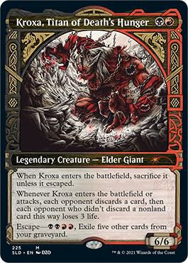 Kroxa, Titan of Death's Hunger - Secret Lair Drop Series - Magic
