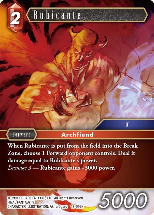 Rubicante - Opus XIII: Crystal Radiance - Final Fantasy TCG - TCGplayer.com