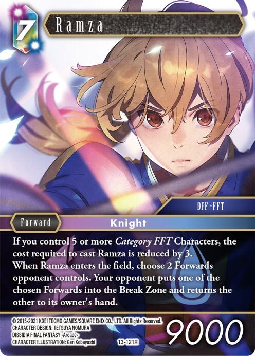 Ramza - Opus XIII: Crystal Radiance - Final Fantasy TCG