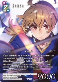 Ramza (Full Art) - Final Fantasy TCG Opus XIII: Crystal Radiance trading card