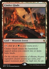 Cinder Glade (Promo Pack: Kaldheim)