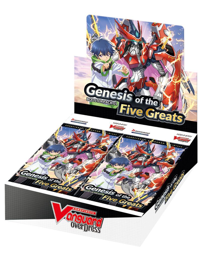Genesis of the Five Greats Booster Box - D-BT01: Genesis of the