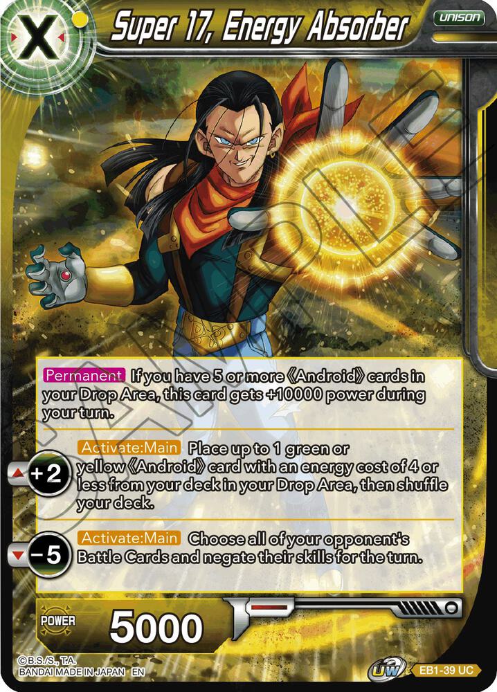 Super 17, Energy Absorber #EB1-39 — Battle Evolution Booster