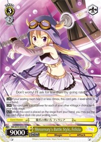 Mercernary's Battle Style, Felicia (MR/W59-E003 RR) card