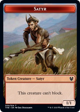 Satyr Goblin Construct Double sided Token Challenger 2021