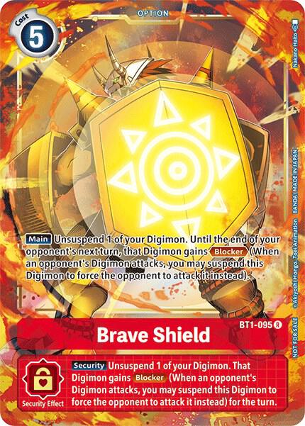 Brave Shield BT1 095 Dash Pack Ver 15 (Foil)