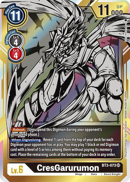 CresGarurumon Alternate Art (Foil)