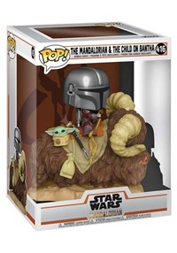 The Mandalorian & The Child on Bantha