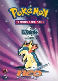 Neo Destiny Theme Deck - "Dark" from Neo Destiny Pokemon card image