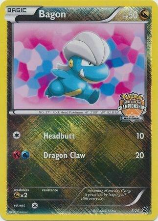 Bagon - 6/20 (Regional Championships) 006/020 from League & Championship Cards