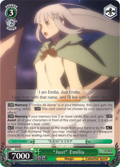 "Just" Emilia (Parallel Foil)