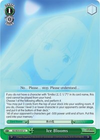 Ice Blooms (Parallel Foil) - Hololive Re:ZERO: The Frozen Bond trading card