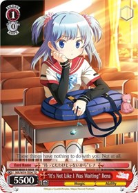 "It's Not Like I Was Waiting" Rena (MR/W59-TE06 TD) card