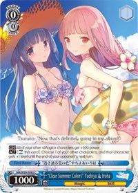 "Clear Summer Colors" Yachiyo & Iroha (MR/W59-E092 C) card