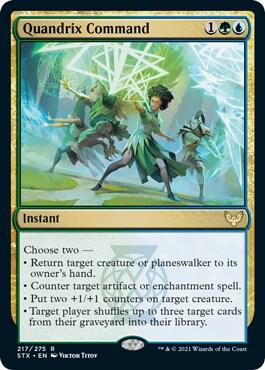 Quandrix Command 217 card
