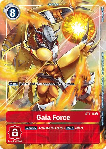 Gaia Force - ST1-16 (Tamer's Evolution Box) - Starter Deck 01