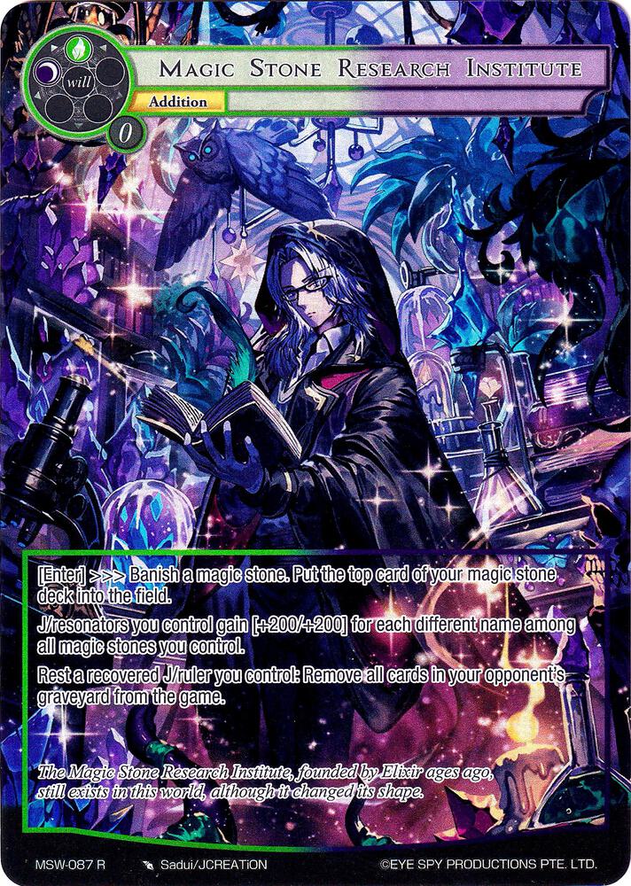 Magic Stone Research Institute (Full Art)