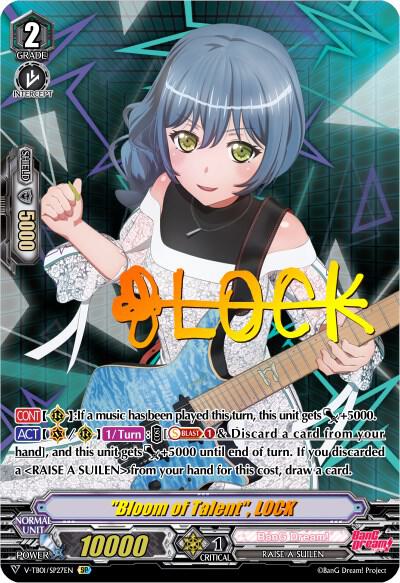 "Bloom of Talent", LOCK (SP)