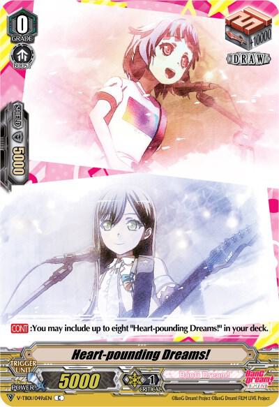 Heart-pounding Dreams! (A) (Poppin'Party) (Parallel Foil)