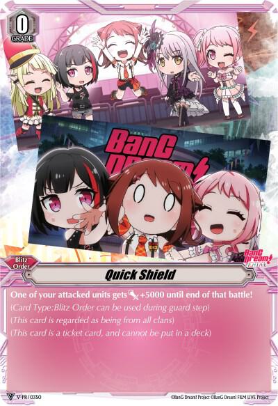 Quick Shield BanG Dream Price & Card Details — V Promo Cards | TCG