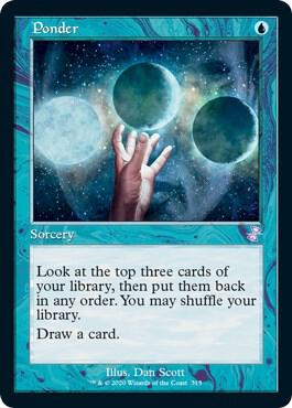 Ponder - Time Spiral: Remastered - Magic: The Gathering
