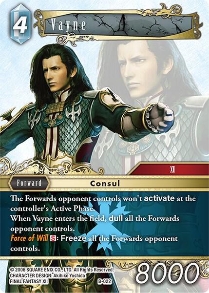 Vayne (Boss Deck: Chaos) — Final Fantasy TCG card