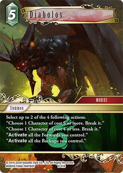 Diabolos (Boss Deck: Chaos) — Final Fantasy TCG card