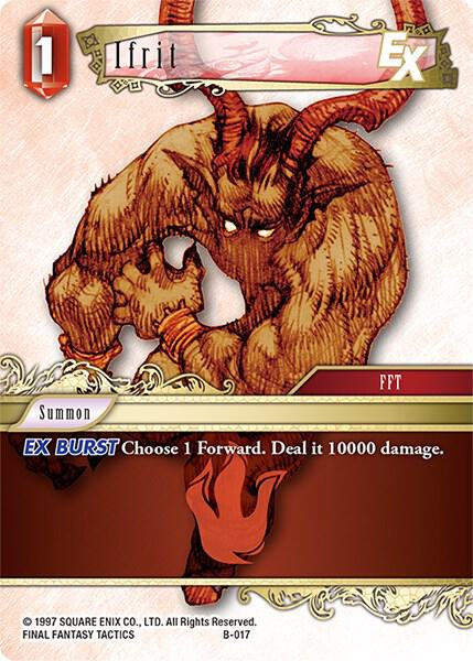 Ifrit (Boss Deck: Chaos) — Final Fantasy TCG card