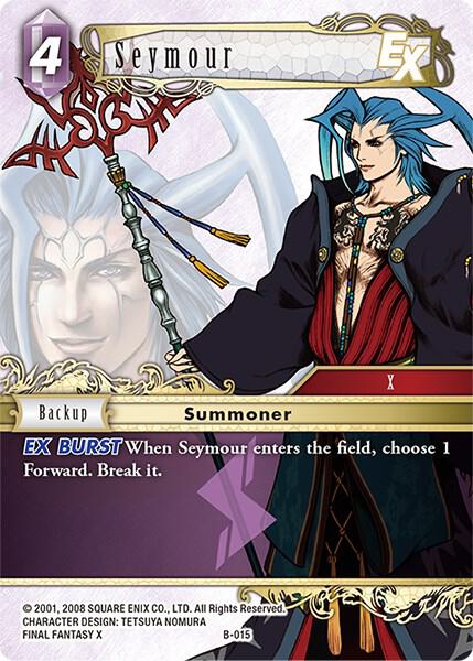 Seymour EX (Boss Deck: Chaos) — Final Fantasy TCG card