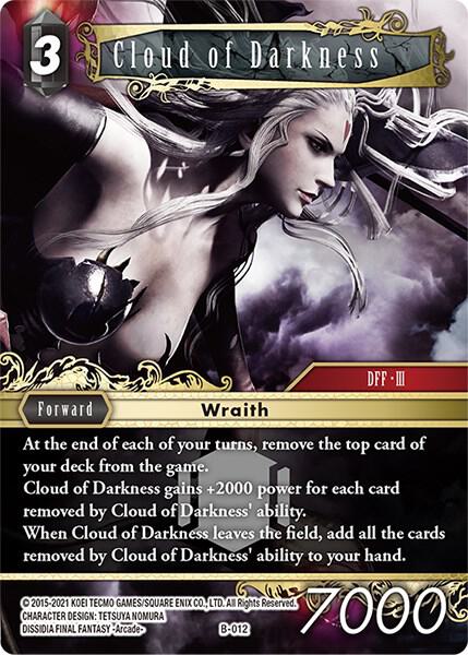 Cloud of Darkness (Boss Deck: Chaos) — Final Fantasy TCG card