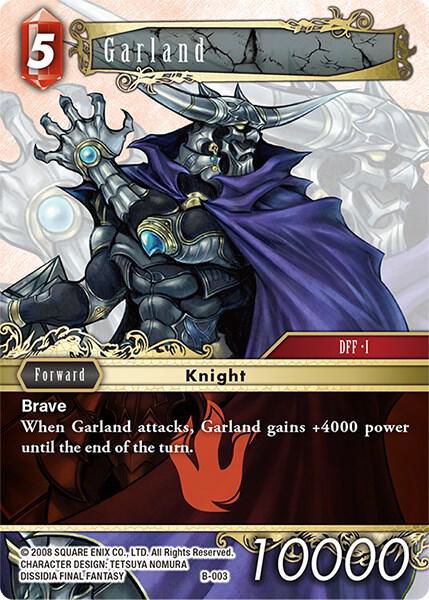 Garland (Boss Deck: Chaos) — Final Fantasy TCG card