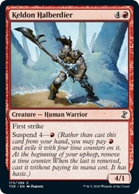 Keldon Halberdier - Time Spiral: Remastered - Magic: The Gathering card