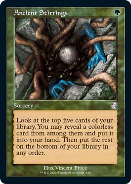 Ancient Stirrings - Time Spiral: Remastered - Magic: The Gathering